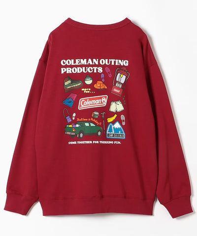 Coleman × FREAK'S STORE / 登山健行插畫 圓領衫（日本聯名限定）