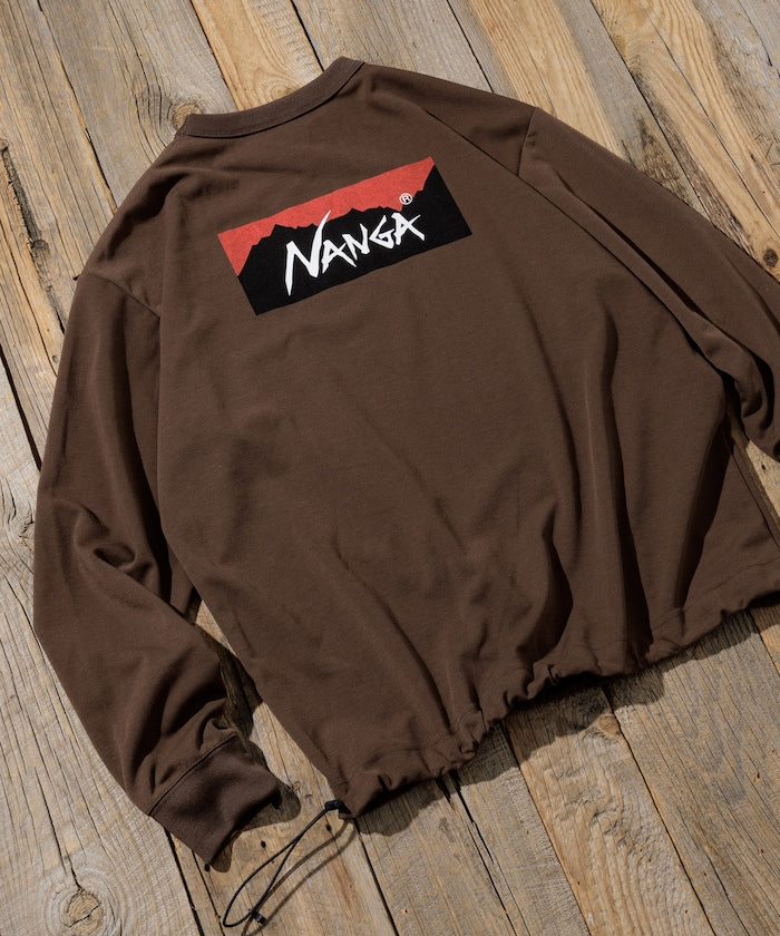 NANGA × FREAK’S STORE / 別注 neo-PRO 機能抽繩長袖T恤 *9月下旬出貨