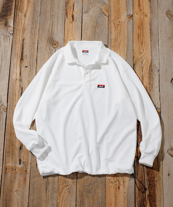 NANGA × FREAK’S STORE / 別注 neo-PRO 抗熱吸濕長袖 POLO 衫 *9月上旬出貨