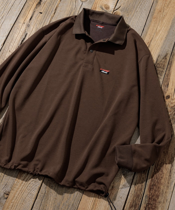 NANGA × FREAK’S STORE / 別注 neo-PRO 抗熱吸濕長袖 POLO 衫 *9月上旬出貨