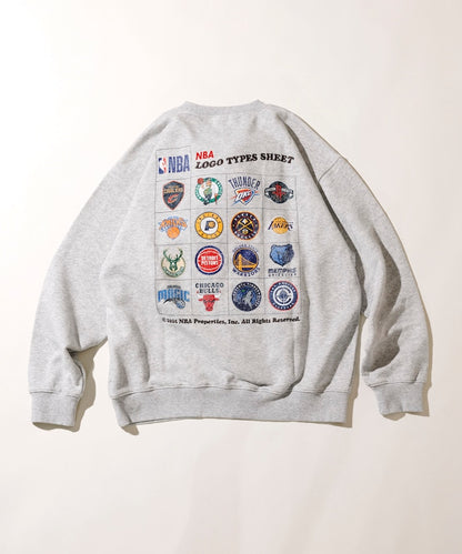 NBA x FREAK’S STORE / 隊徽貼紙圖案 圓領衫