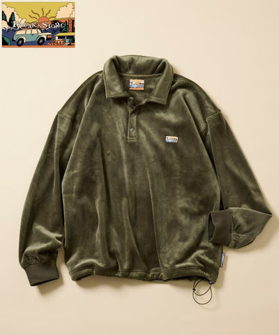 FREAK'S STORE / 寬鬆燈芯絨內刷毛 Polo衫