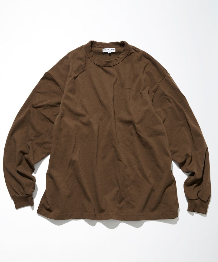 CAHLUMN Heavy Weight Jersey Long Sleeve Tee /  重磅針織長袖T恤