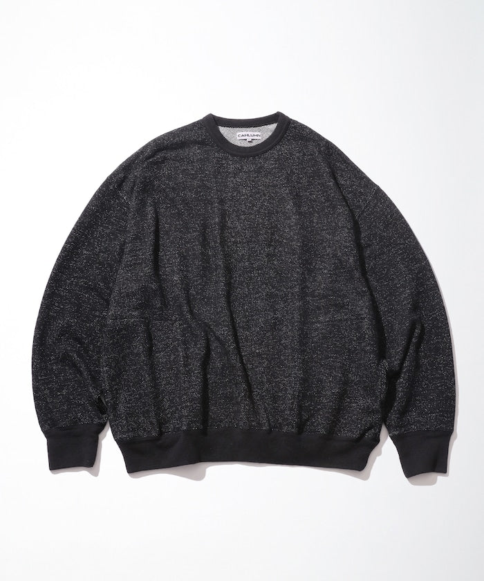 CAHLUMN Merino Wool＋Cotton Loop Back heather Sweatshirt / 美利諾羊毛 圓領衫