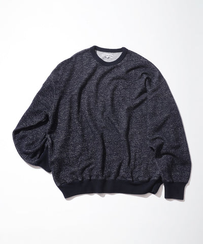 CAHLUMN Merino Wool＋Cotton Loop Back heather Sweatshirt / 美利諾羊毛 圓領衫