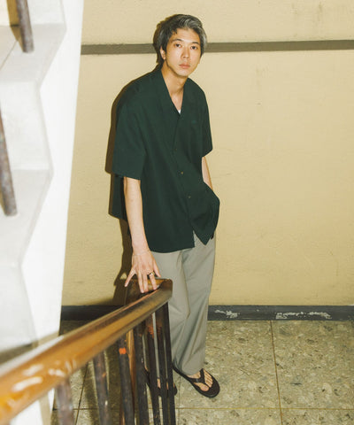 LACOSTE×URBAN RESEARCH　FUNCTIONAL PIQUE OP SHIRTS / 機能珠地開領襯衫