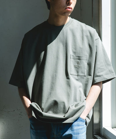 Snow Peak Apparel×DOORS　POCKET LOGO SHORT-SLEEVE T-SHIRTS / 口袋刺繡短袖T恤