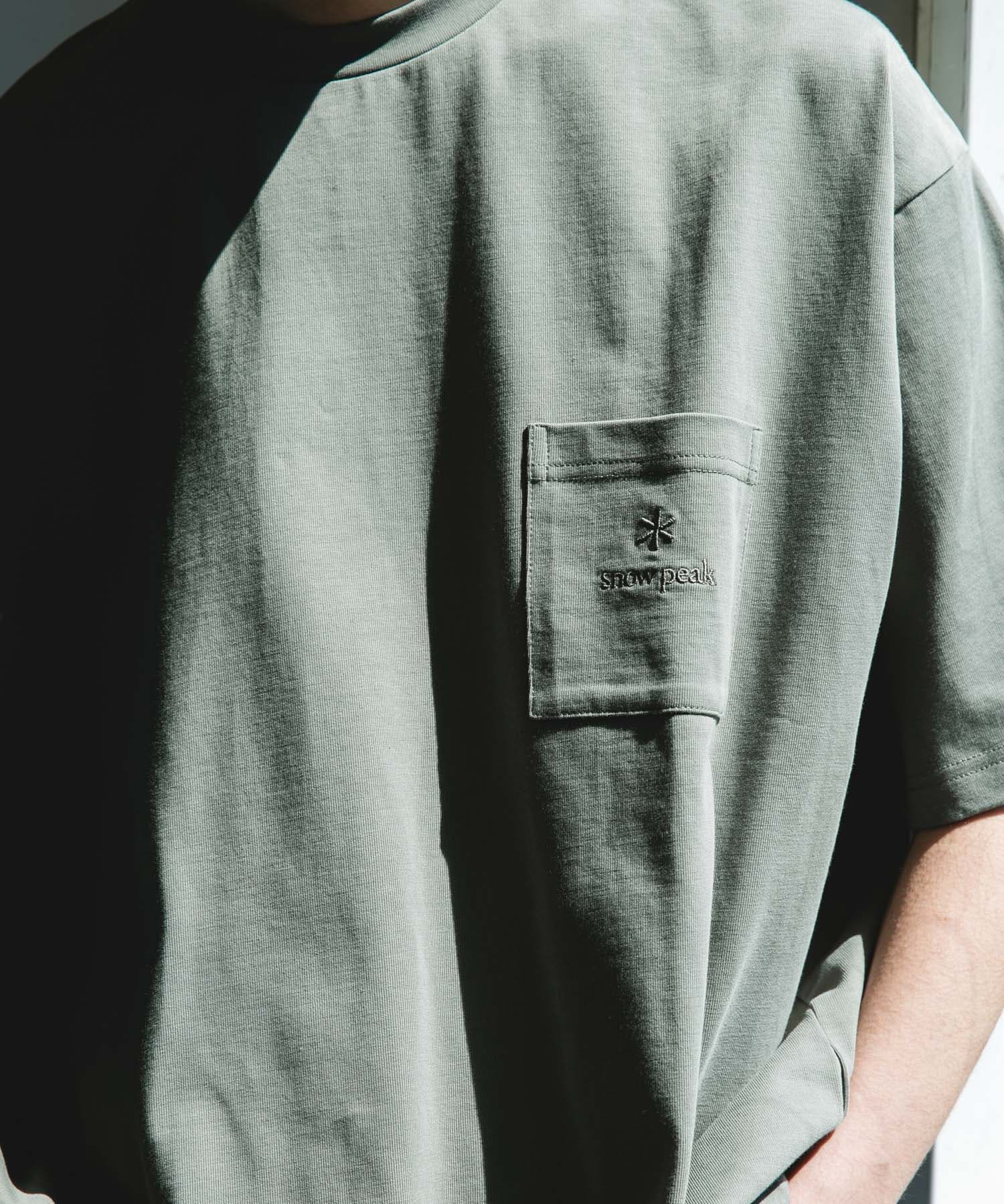 Snow Peak Apparel×DOORS　POCKET LOGO SHORT-SLEEVE T-SHIRTS / 口袋刺繡短袖T恤