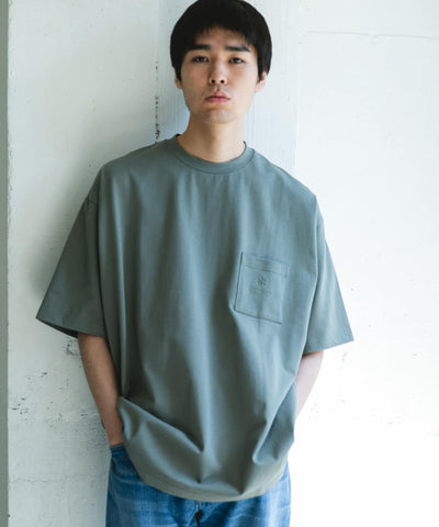 Snow Peak Apparel×DOORS　POCKET LOGO SHORT-SLEEVE T-SHIRTS / 口袋刺繡短袖T恤