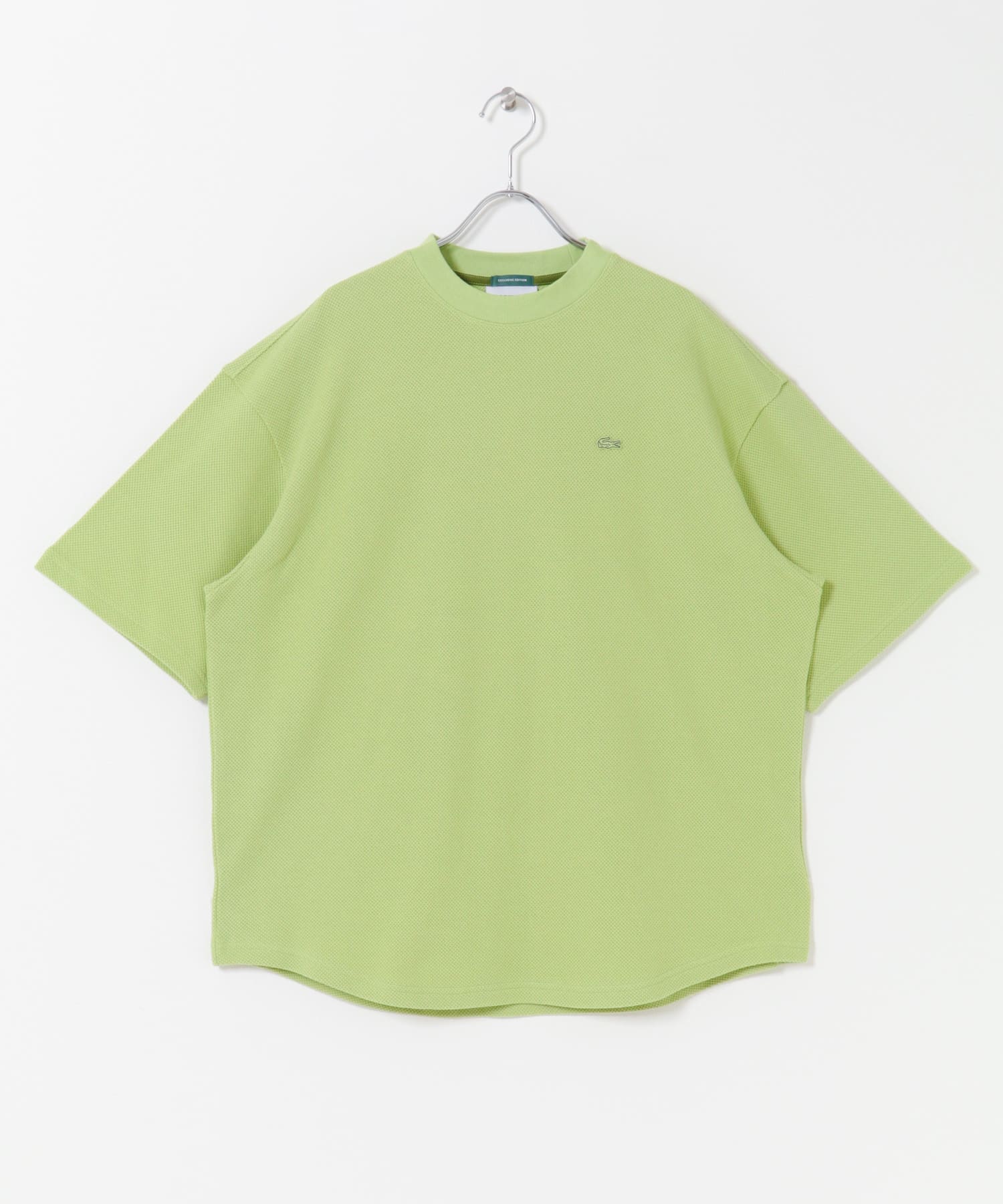 LACOSTE×DOORS　THICK PIQUE ROUND SHORT-SLEEVE / 厚磅鹿子布圓領短袖T恤