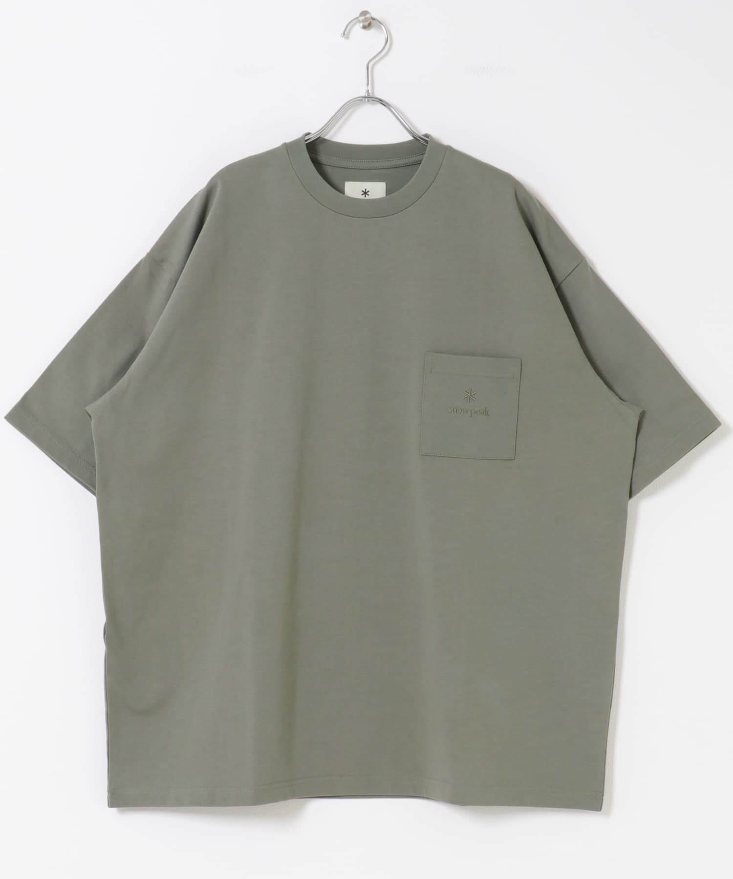 Snow Peak Apparel×DOORS　POCKET LOGO SHORT-SLEEVE T-SHIRTS / 口袋刺繡短袖T恤