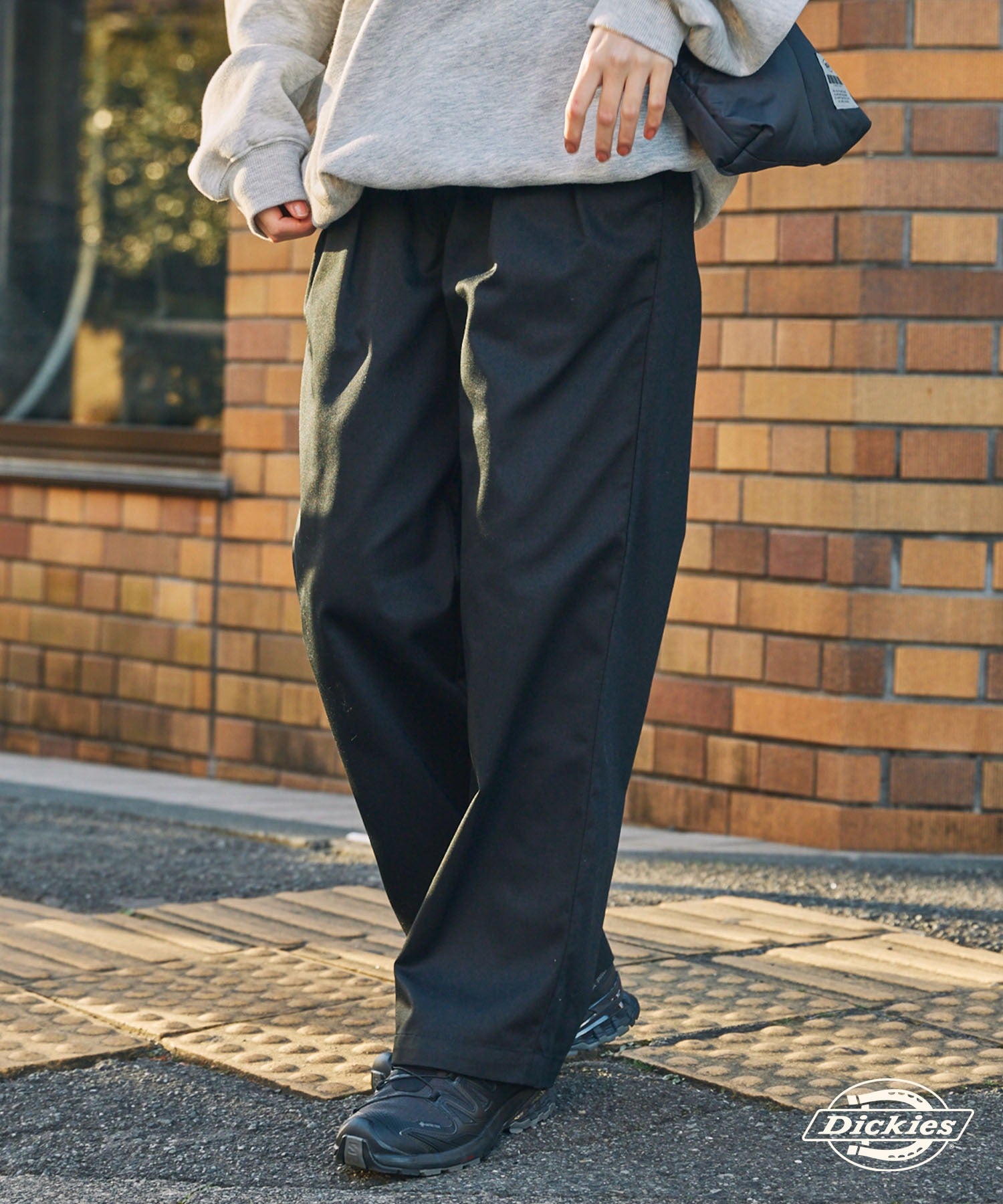 DICKIES / 別注 TC 斜紋 雙摺 直筒長褲