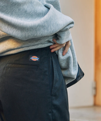DICKIES / 別注 TC 斜紋 雙摺 直筒長褲