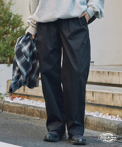 DICKIES / 別注 TC 斜紋 雙摺 直筒長褲