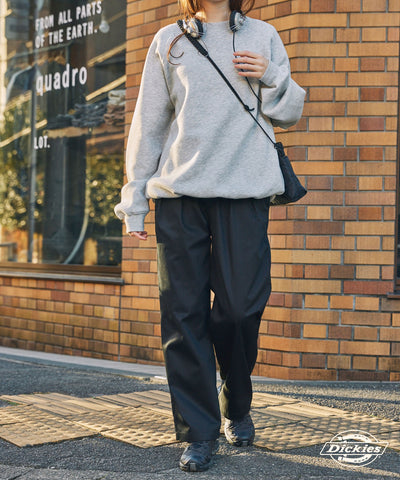 DICKIES / 別注 TC 斜紋 雙摺 直筒長褲