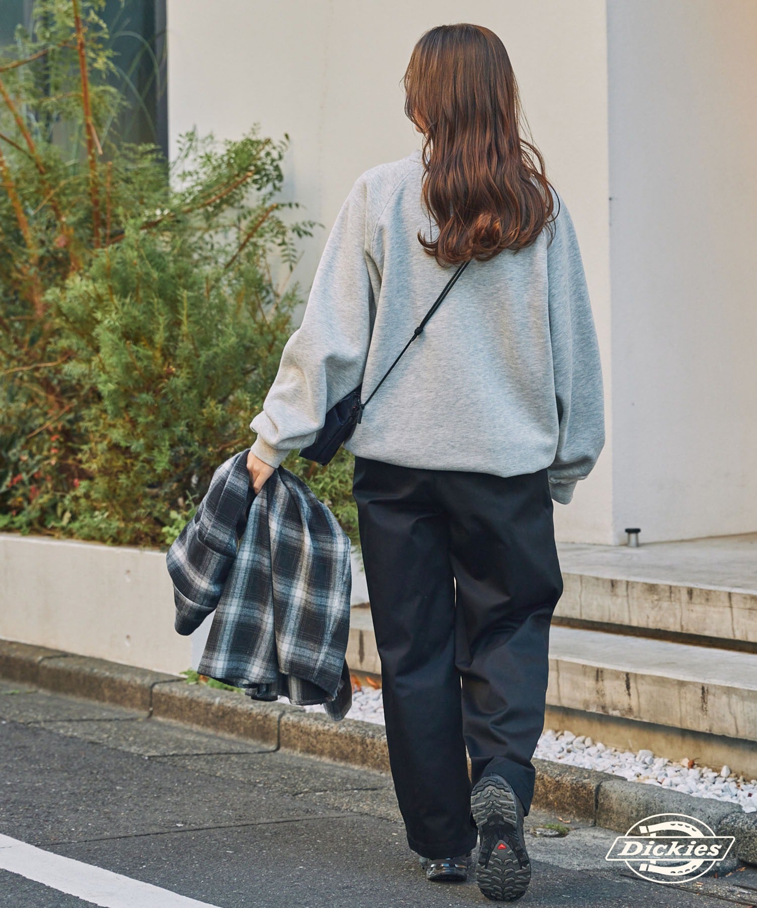 DICKIES / 別注 TC 斜紋 雙摺 直筒長褲