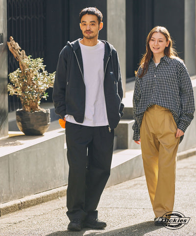 DICKIES / 別注 TC 斜紋 雙摺 直筒長褲