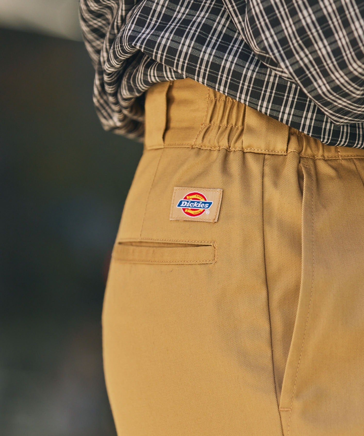 DICKIES / 別注 TC 斜紋 雙摺 直筒長褲