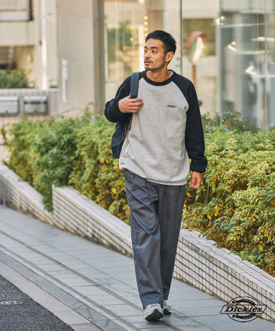 DICKIES / 別注 TC 斜紋 雙摺 直筒長褲