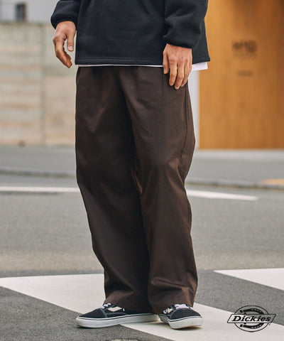 DICKIES / 別注 TC 斜紋 雙摺 直筒長褲