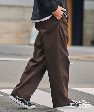 DICKIES / 別注 TC 斜紋 雙摺 直筒長褲
