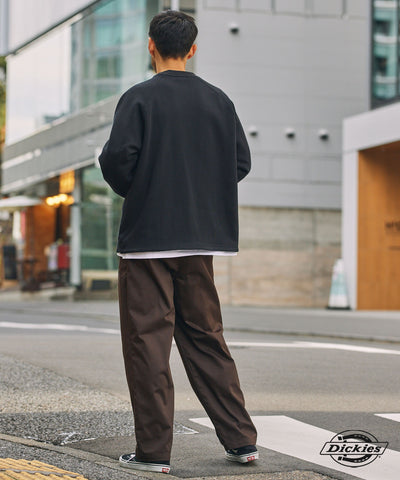 DICKIES / 別注 TC 斜紋 雙摺 直筒長褲