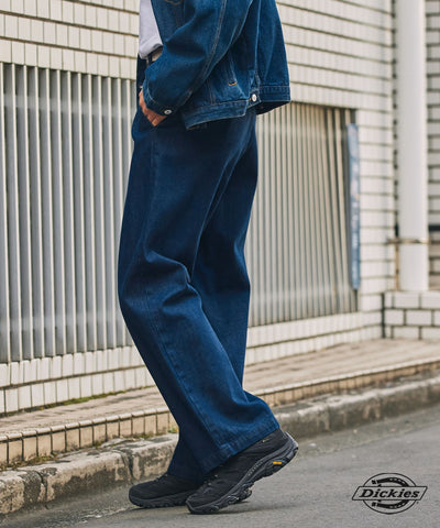DICKIES / 別注 TC 斜紋 雙摺 直筒長褲
