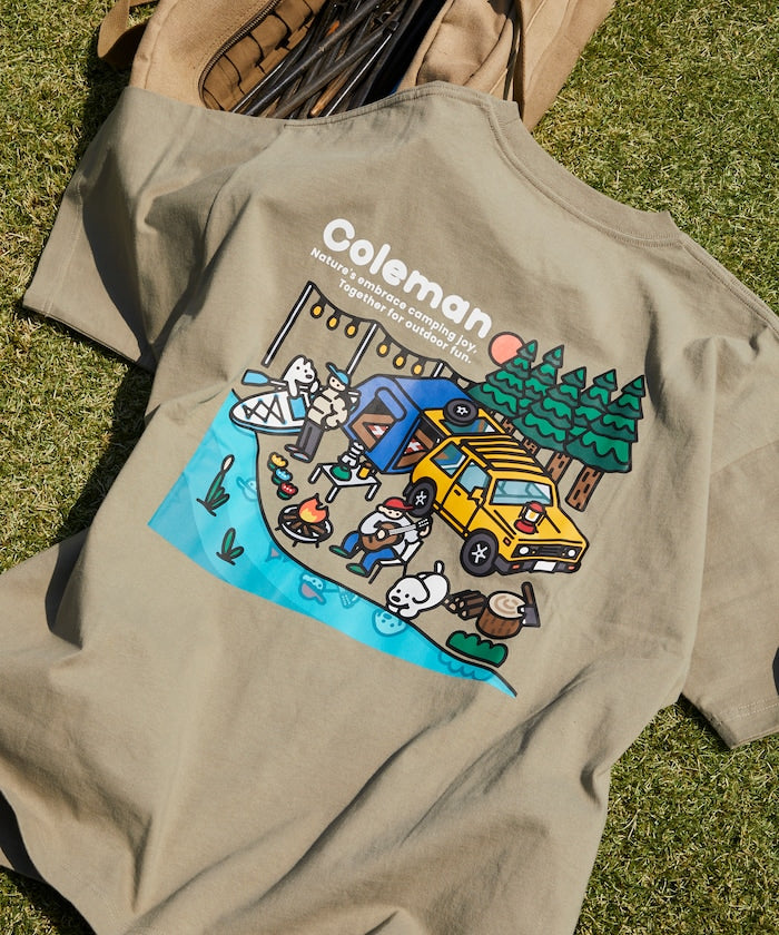 庫存倒數！！Coleman × matsui lake sied SS TEE / 短袖T恤