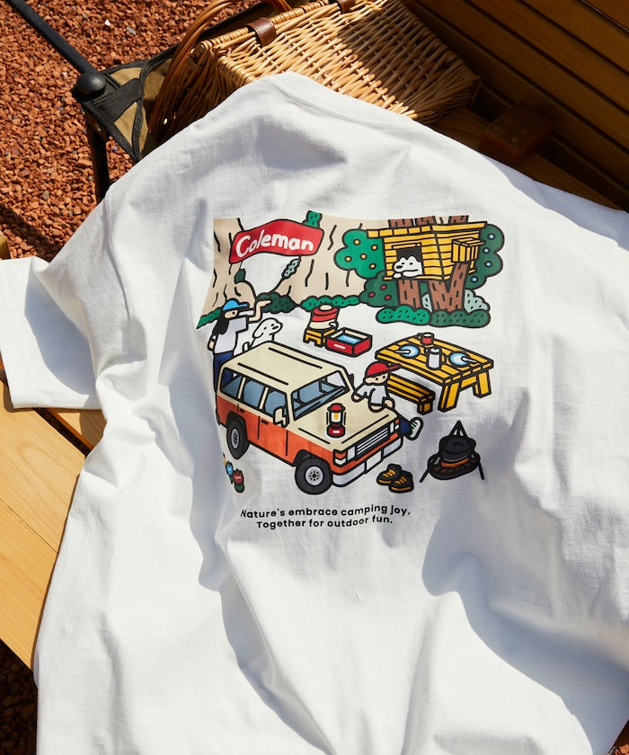 庫存倒數！！Coleman × matsui rocky camping SS TEE / 短袖T恤