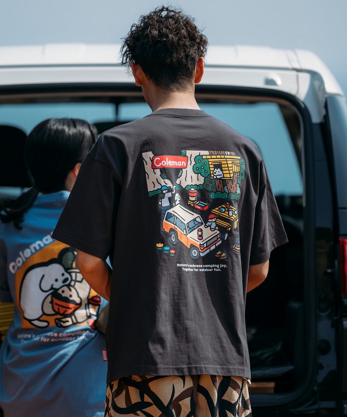 庫存倒數！！Coleman × matsui rocky camping SS TEE / 短袖T恤