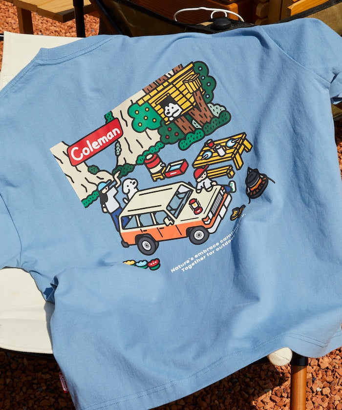 庫存倒數！！Coleman × matsui rocky camping SS TEE / 短袖T恤