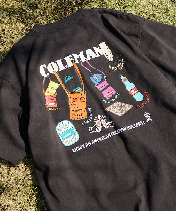 Coleman × FREAK'S STORE fes scene / 背後插畫 短袖T恤