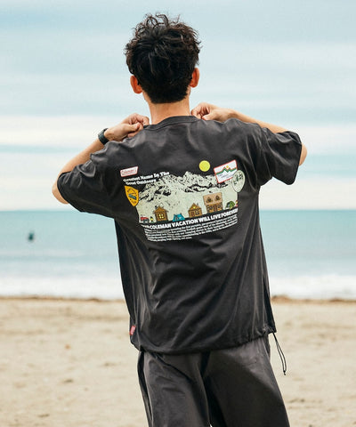 Coleman × FREAK'S STORE / 山系插畫 抽繩短袖T恤
