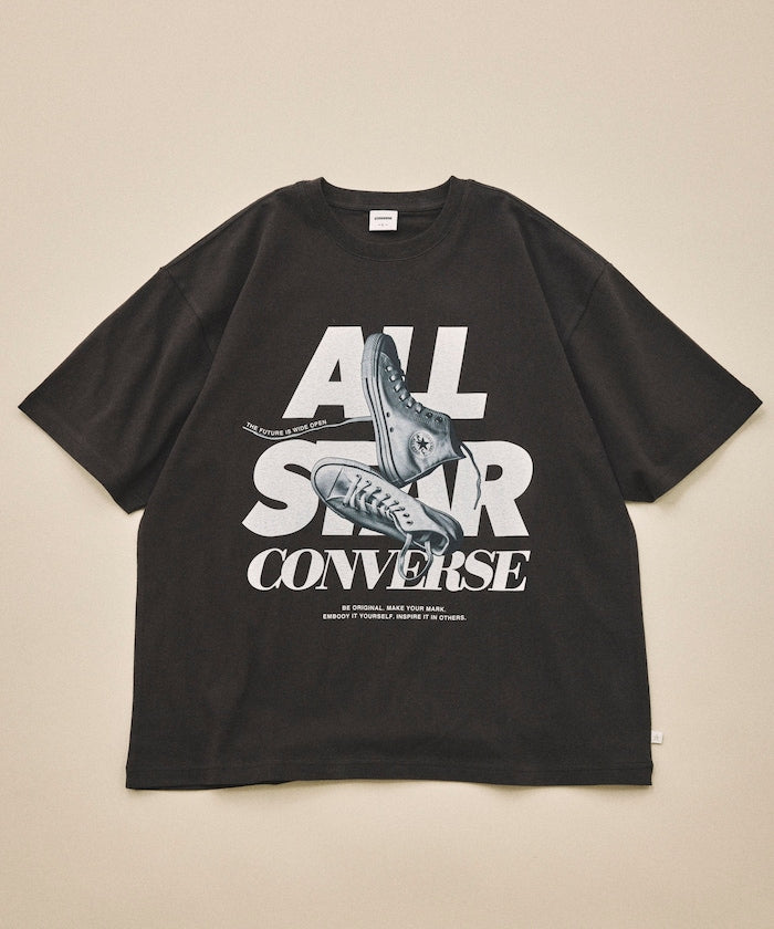 CONVERSE / 復古風格照片印花 短袖T恤
