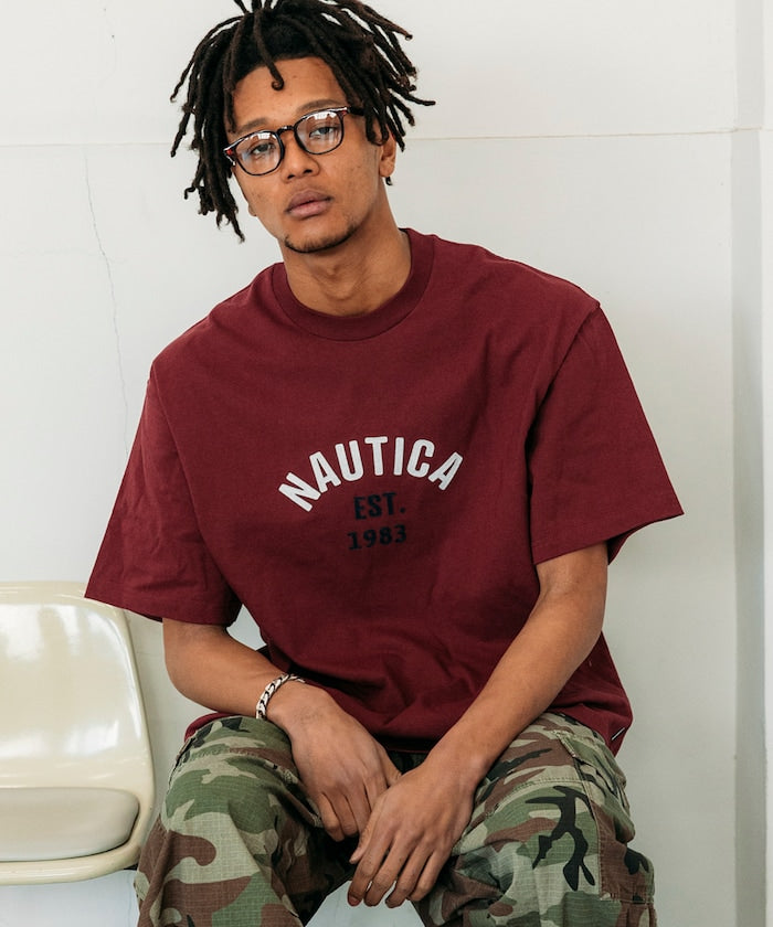 NAUTICA Felt Patch Arch Logo S/S Tee / 經典弧形 短袖T恤