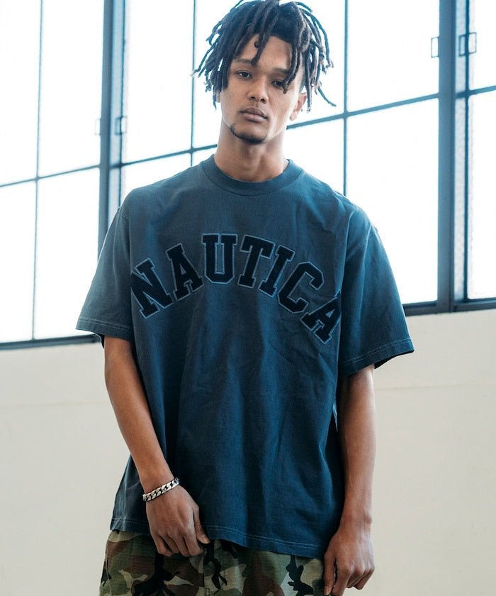 NAUTICA Pigment Dyed Arch Logo S/S Tee / 仿舊 短袖T恤 現貨