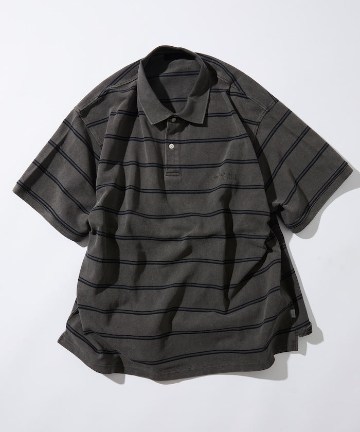NAUTICA New Over Dye Border Polo Shirt / 條紋POLO衫