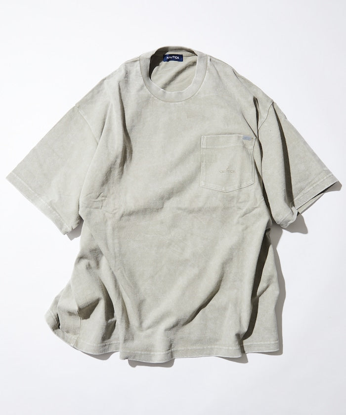 NAUTICA Bleach Washed Hidden Logo S/S PKT Tee / 水洗 口袋 短袖T恤