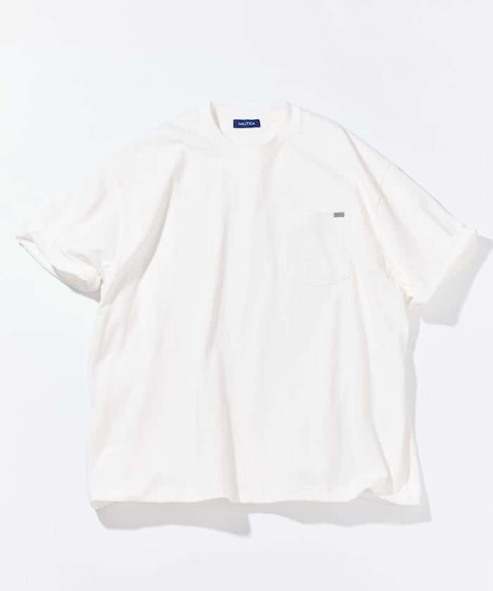 NAUTICA JP / 隱藏式標誌 口袋短袖上衣