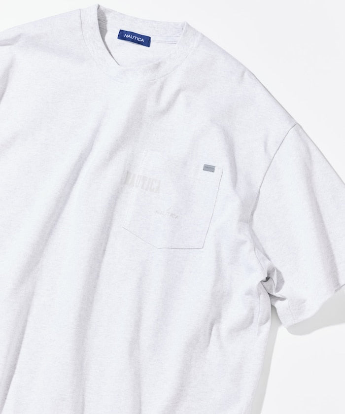 NAUTICA JP / 隱藏式標誌 口袋短袖上衣