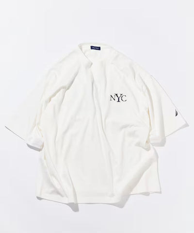 NAUTICA / NYC 印花刺繡圓領T恤