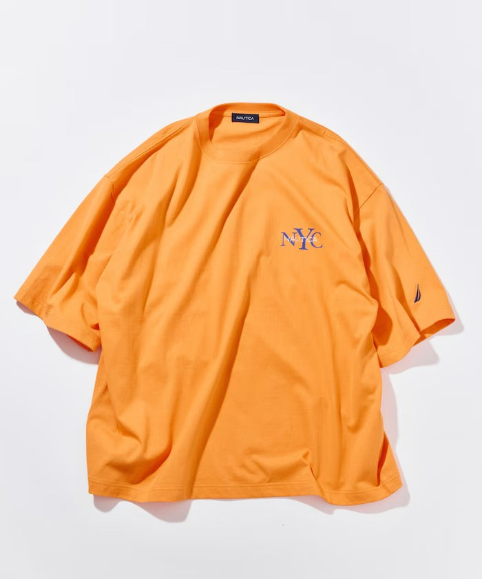 NAUTICA / NYC 印花刺繡圓領T恤