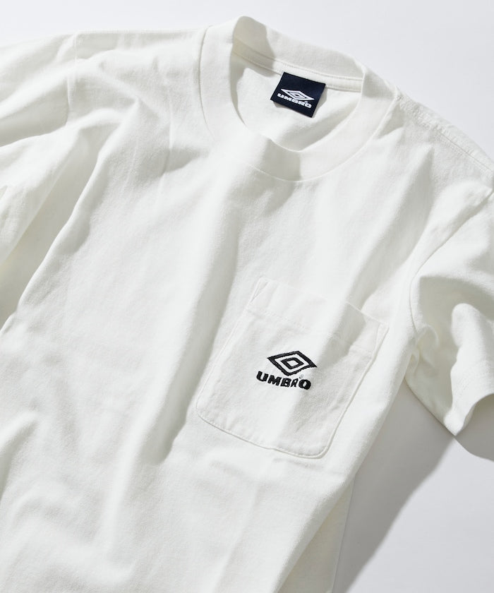 UMBRO / 別注仿舊 口袋 短袖T恤