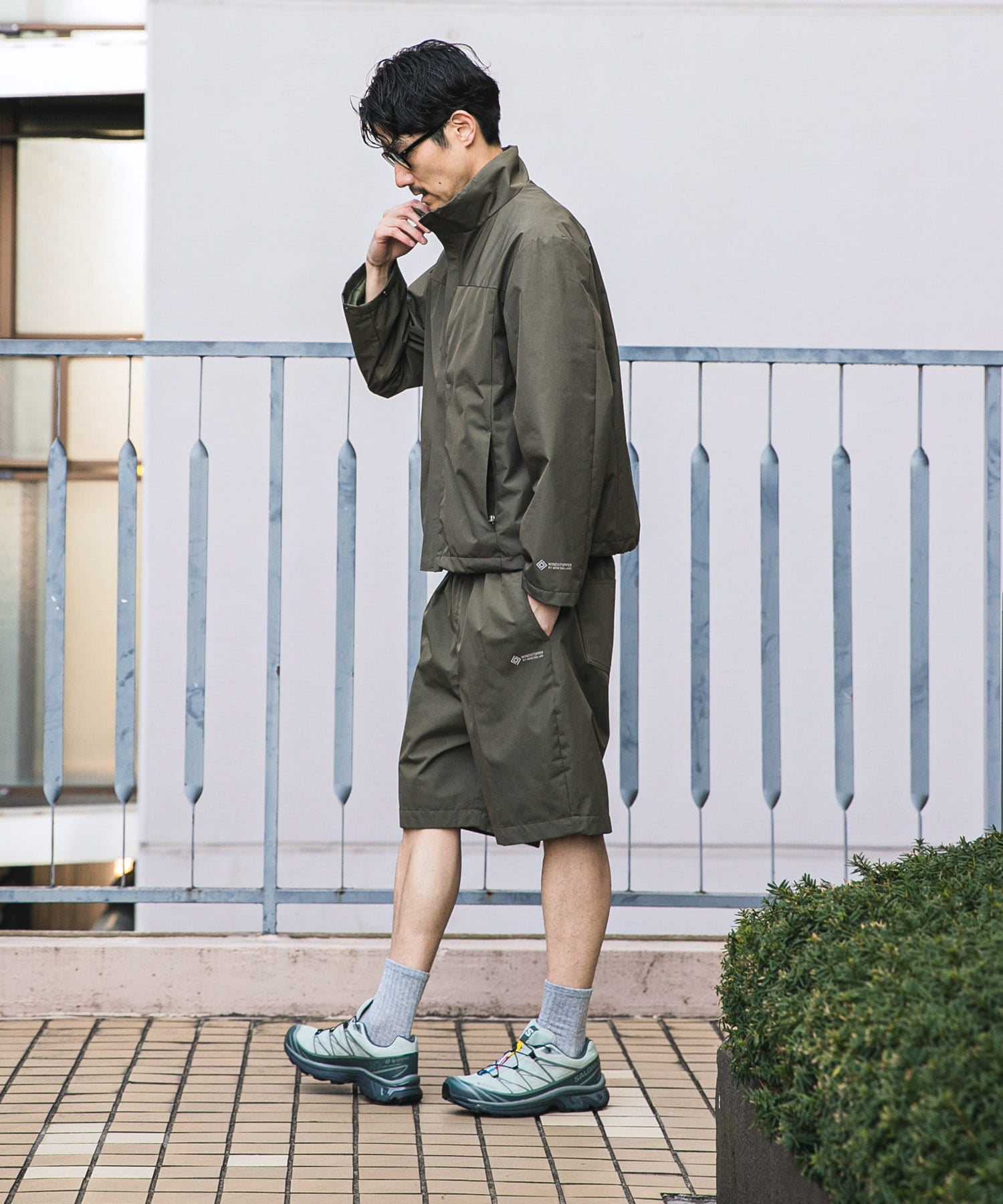 +phenix　WINDSTOPPER by GORE-TEX LABS / 別注機能防風打摺短褲