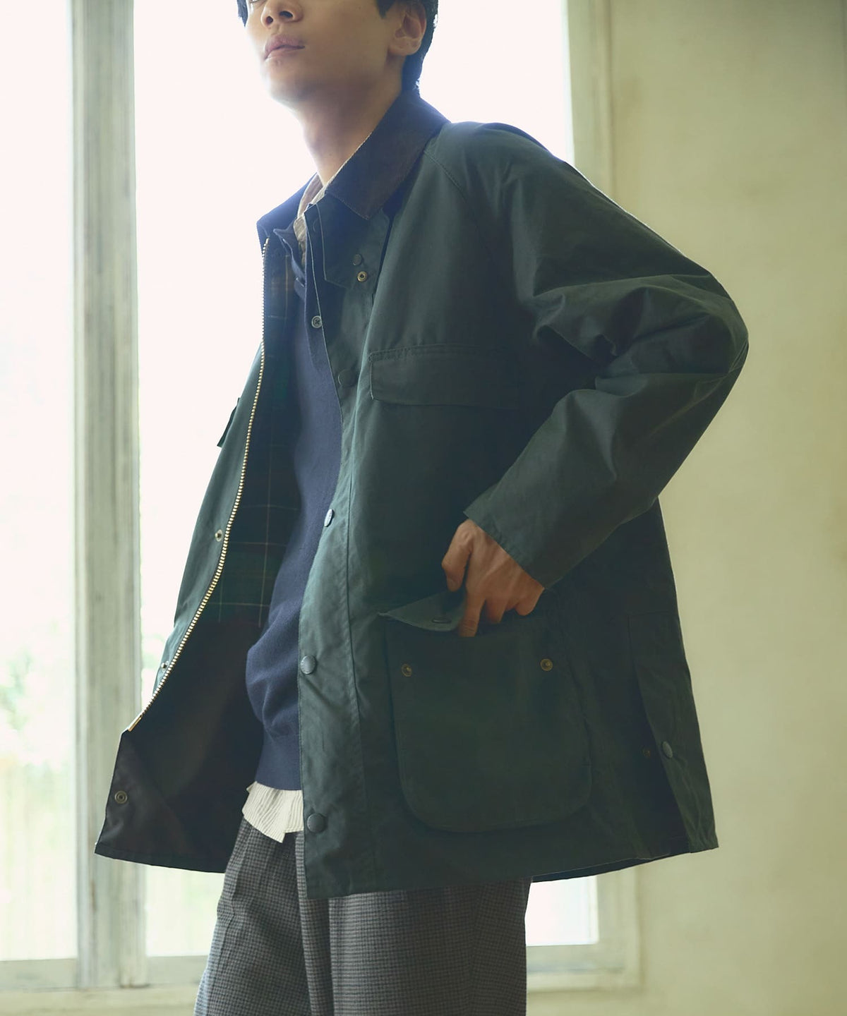 Barbour x Doors / SUGARLUMP BEDALE 上蠟獵裝外套