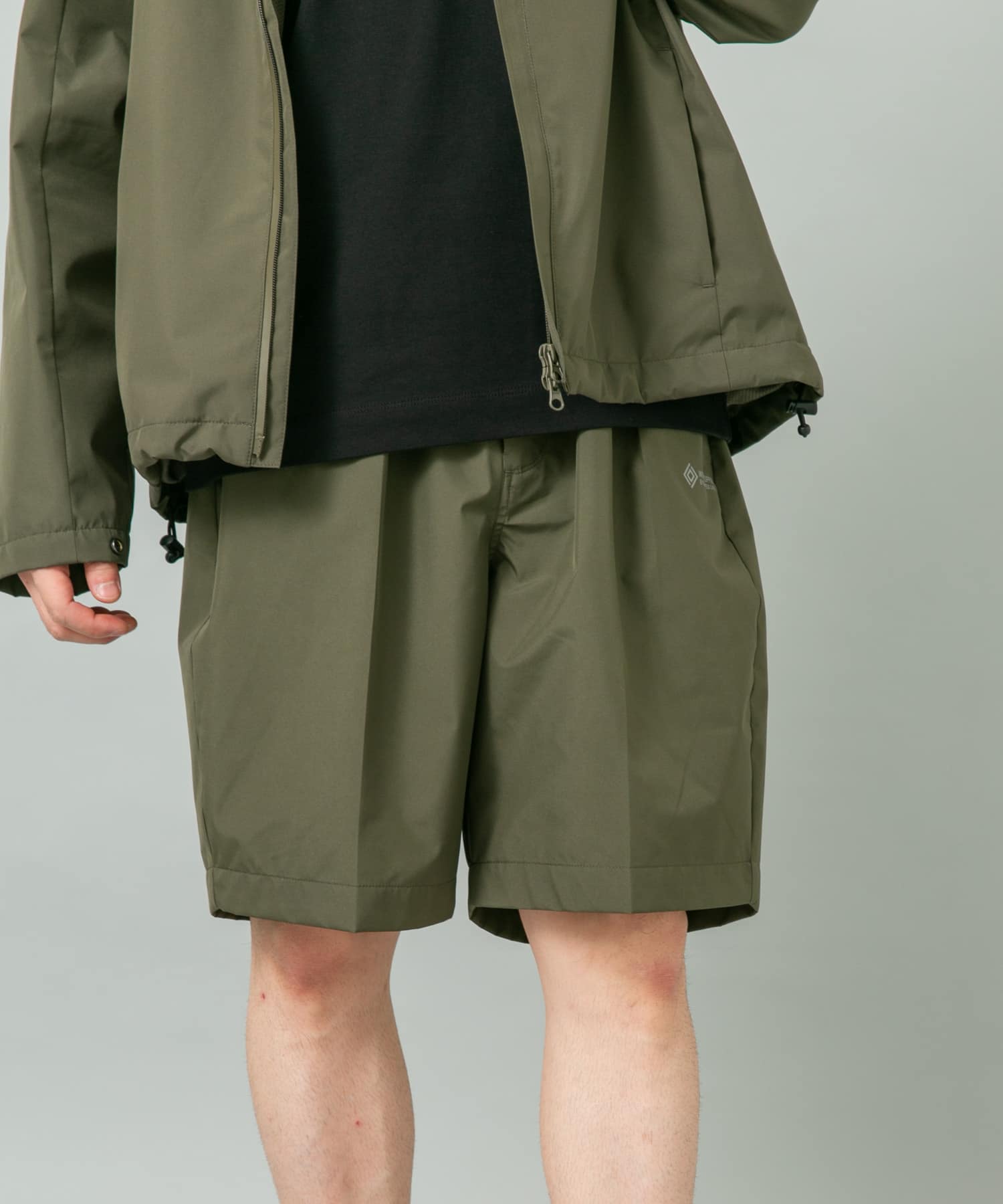 +phenix WINDSTOPPER / 機能打褶短褲