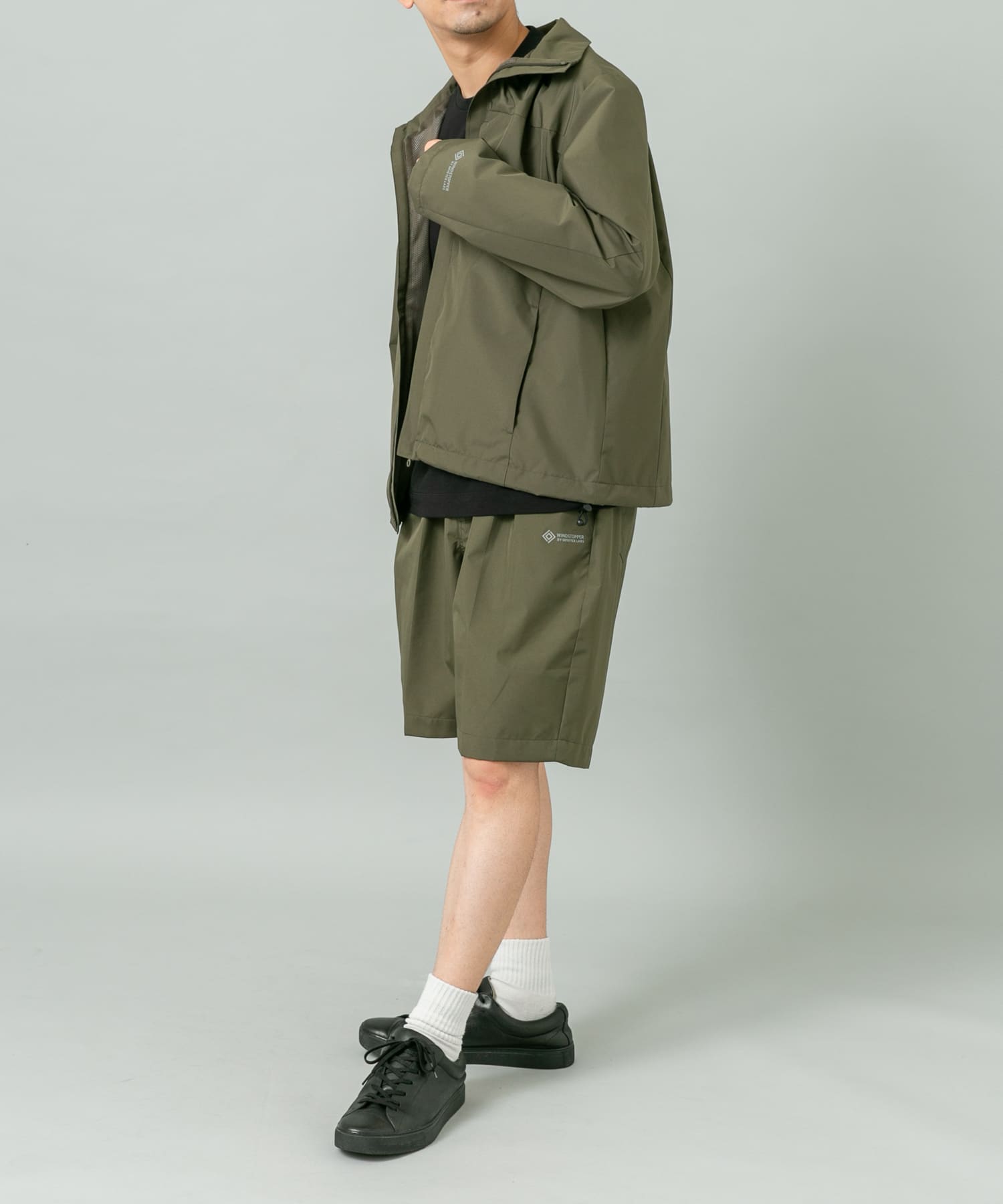 +phenix WINDSTOPPER / 機能打褶短褲