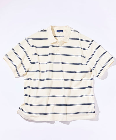 NAUTICA JP / 條紋短袖 Polo 衫