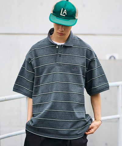 NAUTICA JP / 條紋短袖 Polo 衫