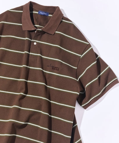 NAUTICA JP / 條紋短袖 Polo 衫